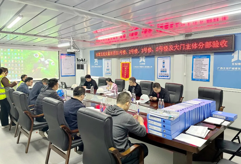 奋战四季度｜南宁市长堽村五组住宅回建安置工程顺利通过主体分部验收